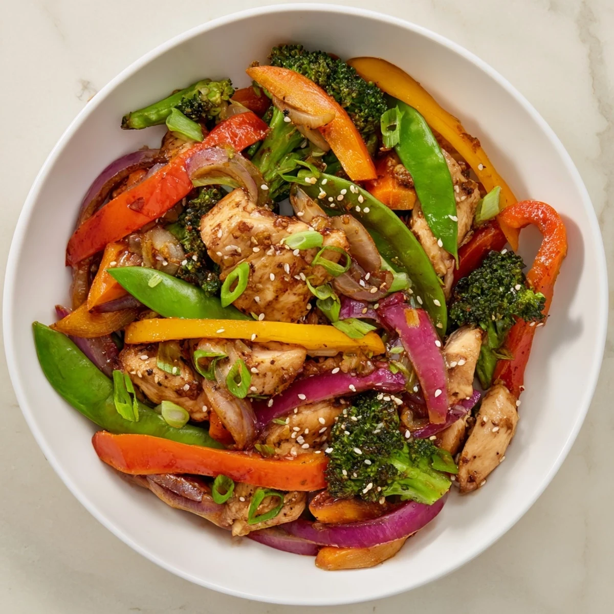 Sheet Pan Chicken Stir-Fry