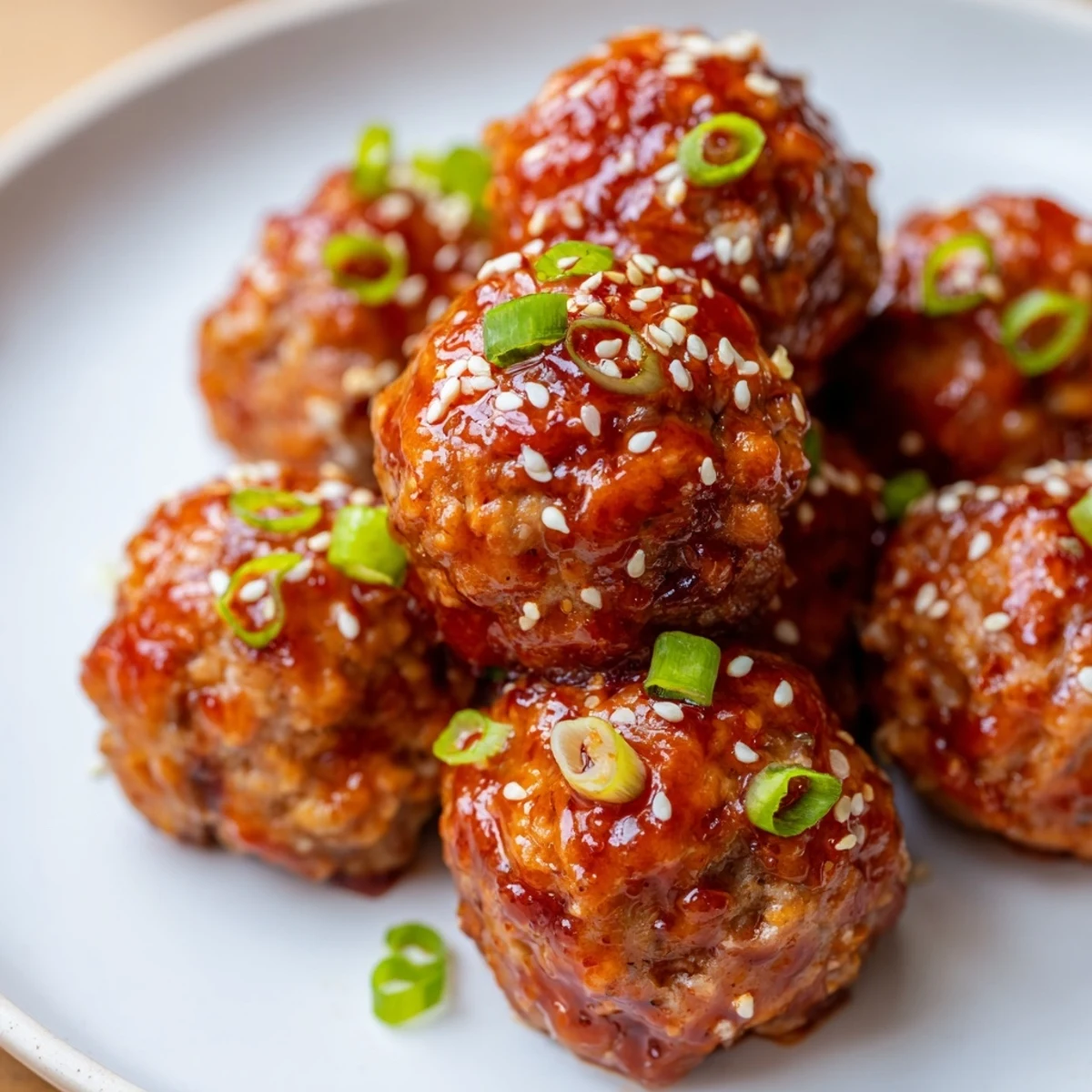 Spicy Sriracha Honey Meatballs