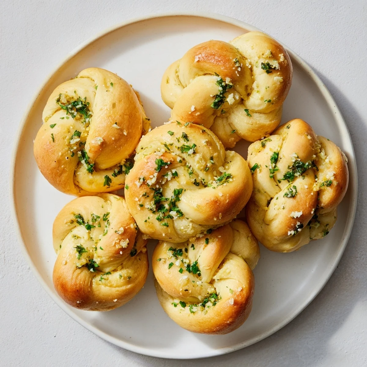Homemade Soft Garlic Knots