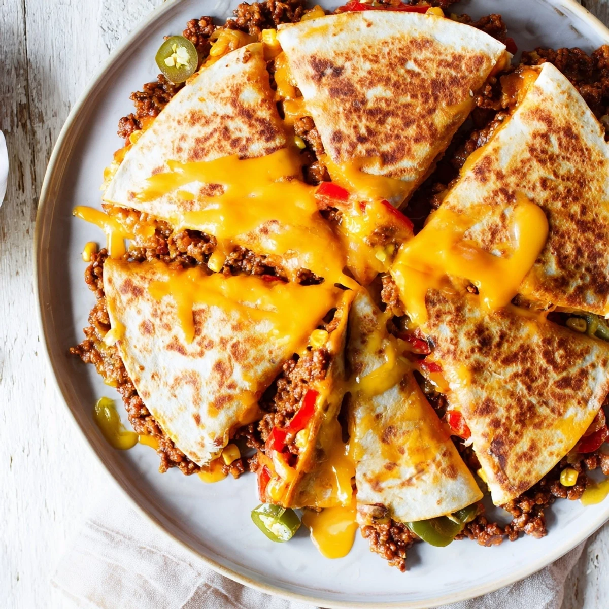 Sheet Pan Quesadillas: Imagine the melted cheese bubbling over the edge of perfectly toasted tortillas.
