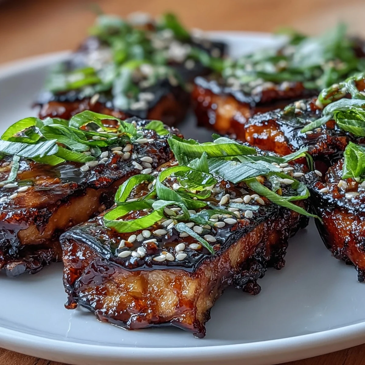 Silky Miso Glazed Eggplant, a vibrant Japanese side dish.