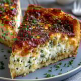 Savory quiche filled with tender asparagus spears and melted Brie, ideal for a light vegetarian main dish.  