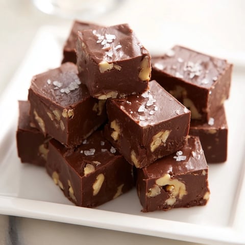 Warm, melted ingredients combine to create this irresistible, creamy Easy Chocolate Fudge dessert.
