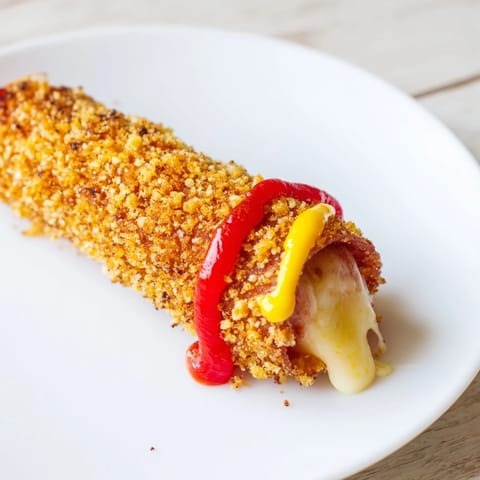 Cheesy Korean Corn Dogs