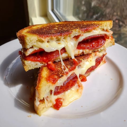 Pizza Grilled Cheese Sandwich