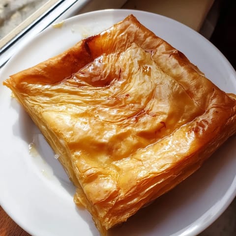 Moroccan Msemen Flaky Squares