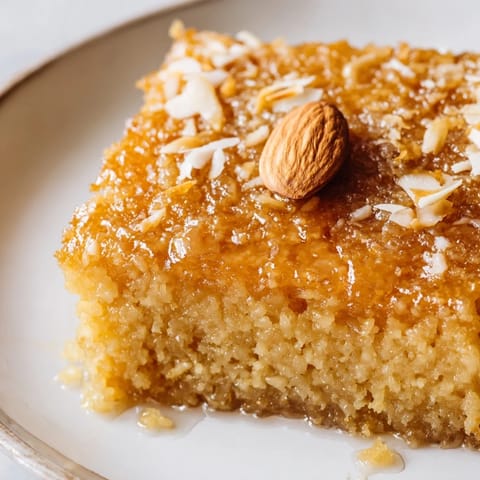 Egyptian Basbousa Coconut