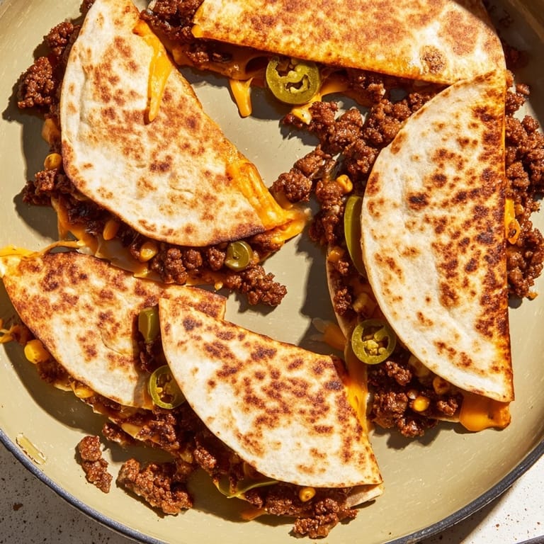 Crispy Sheet Pan Quesadillas, brimming with colorful veggies, are perfect for a quick, family dinner.