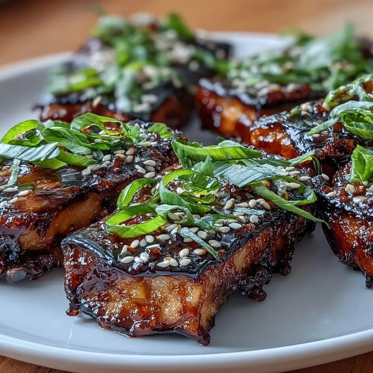 Silky Miso Glazed Eggplant, a vibrant Japanese side dish.