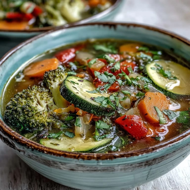 A close-up of freshly grated ginger and minced garlic added to a pot of chopped vegetables for soup.