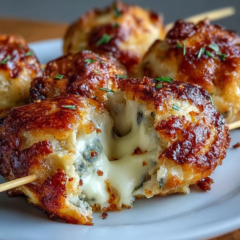 Bite-sized Derby Party Olive Cheese Balls, baked golden with olives, a perfect appetizer.