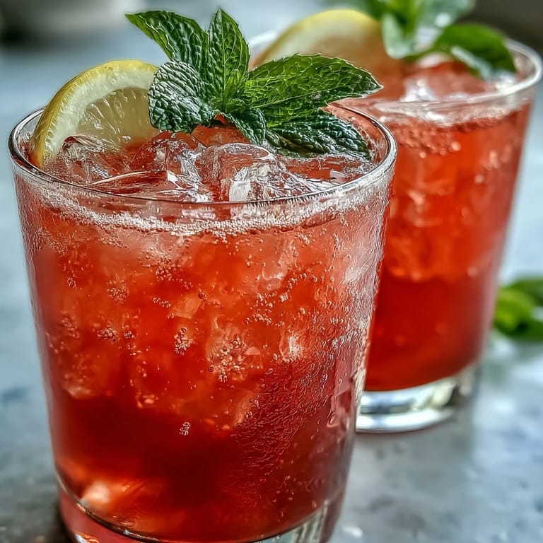 Refreshing homemade pink lemonade, naturally colored and visually stunning with garnishes.